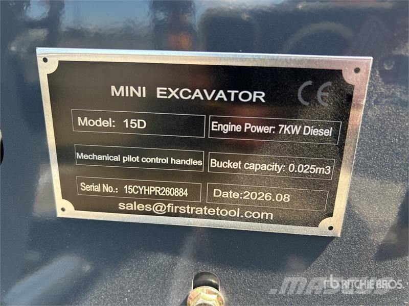 Vicsec VC15D Mini Excavator (Unused) Mini rýpadlá < 7t