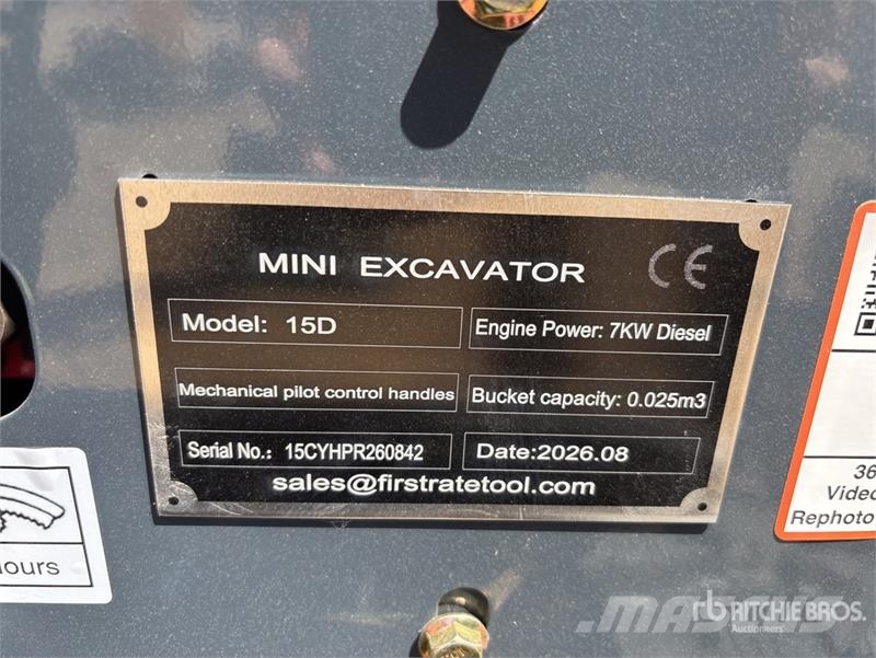 Vicsec VC15D Mini Excavator (Unused) Miniexcavadoras