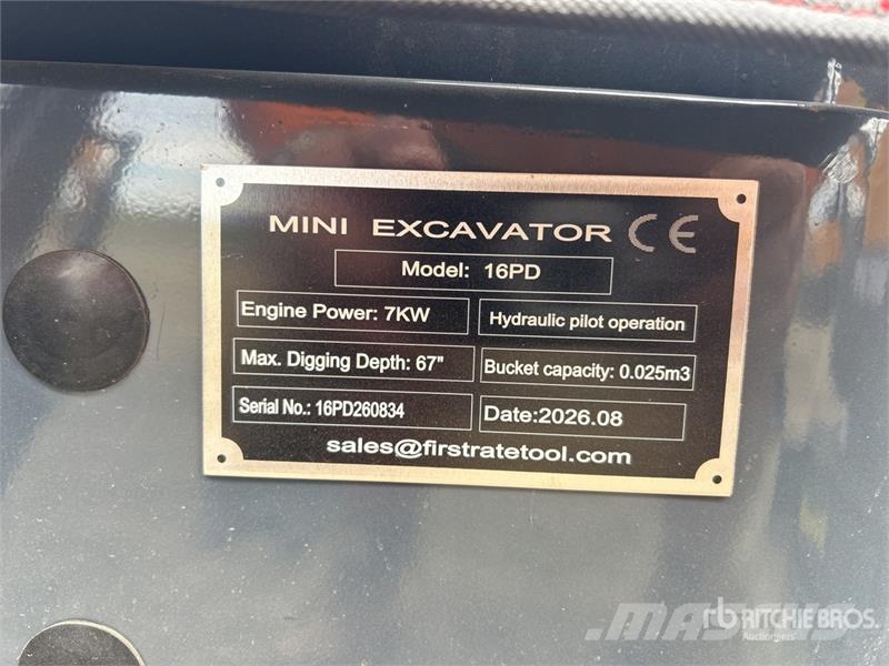 Vicsec VC16PD Mini Excavator (Unused) Mini rýpadlá < 7t