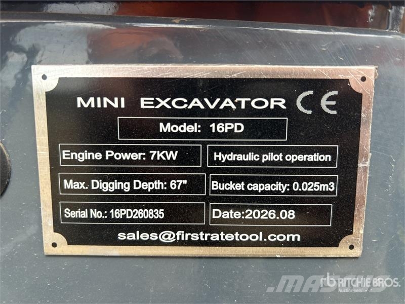 Vicsec VC16PD Mini Excavator (Unused) Mini excavadoras < 7t