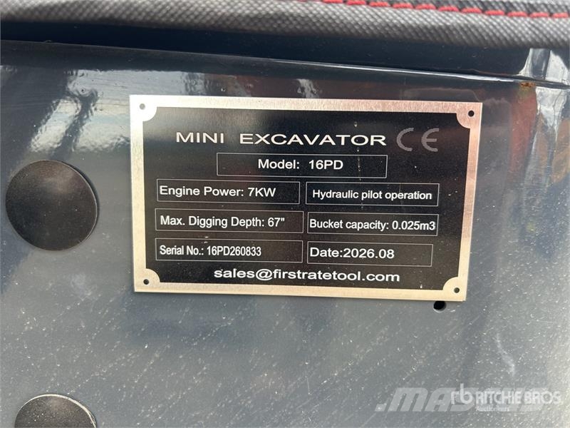 Vicsec VC16PD Mini Excavator (Unused) Міні-екскаватори < 7т