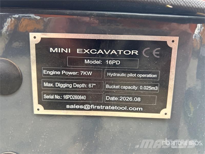 Vicsec VC16PD Mini Excavator (Unused) Mini excavadoras < 7t