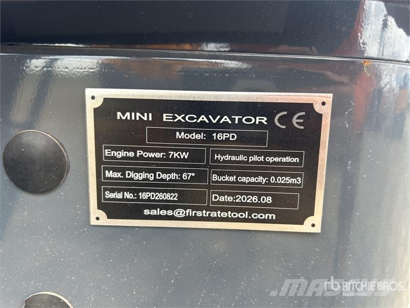 Vicsec VC16PD Mini Excavator (Unused) Mini rýpadlá < 7t