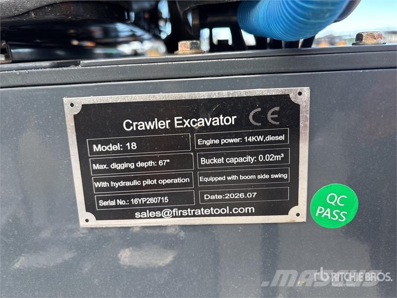 Vicsec VC18Y Mini Excavator (Unused) Mini excavators < 7t (Mini diggers)