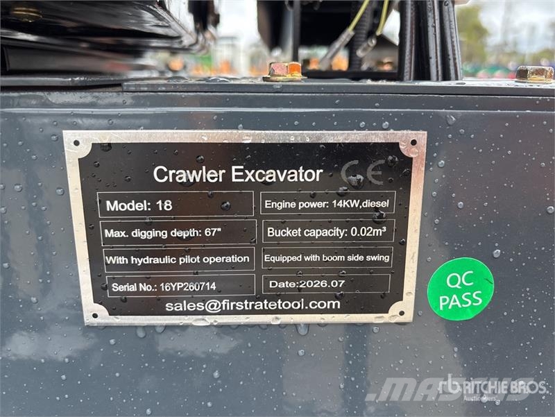 Vicsec VC18Y Mini Excavator (Unused) Mini bageri < 7t
