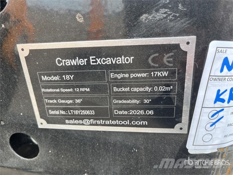 Vicsec VC18Y Mini Excavator (Inoperable) Mini rýpadlá < 7t
