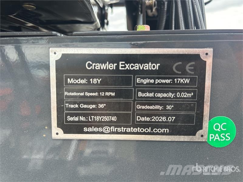 Vicsec VC18Y Mini Excavator (Inoperable) Mini excavadoras < 7t