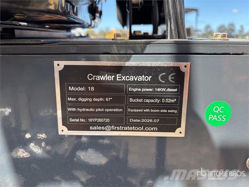 Vicsec VC18Y Mini Excavator (Unused) Mini excavators < 7t (Mini diggers)