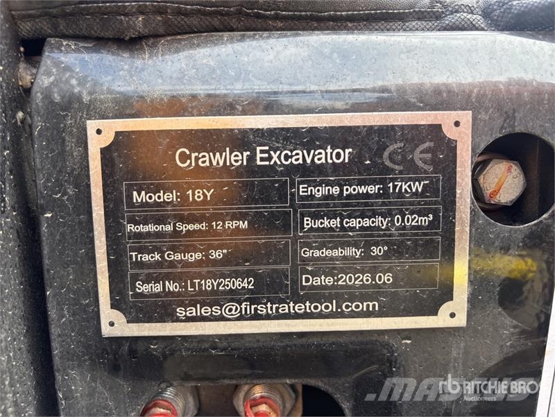 Vicsec VC18Y Mini Excavator (Unused) Εκσκαφάκι (διαβολάκι) < 7t