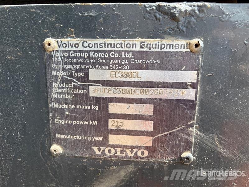 Volvo EC380DL Crawler excavators