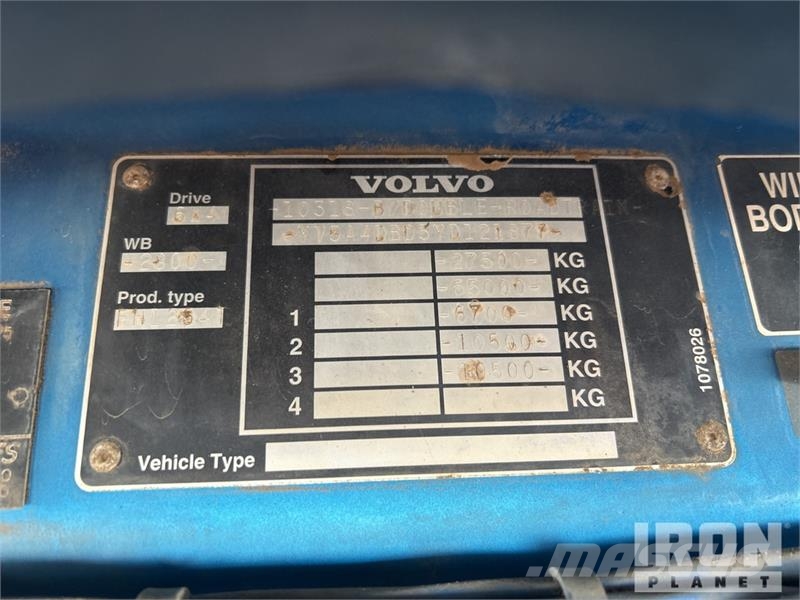Volvo FH12 Tipper trucks