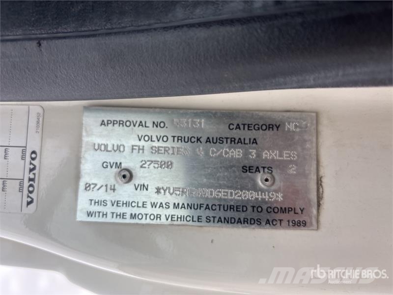 Volvo FH13 6x4 T/A Dump Truck Tipper trucks