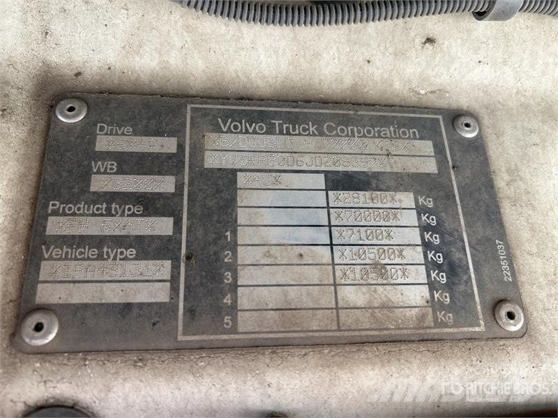 Volvo FH16 Globetrotter 6x4 T/A Sleeper Truck Tractor Trekkers