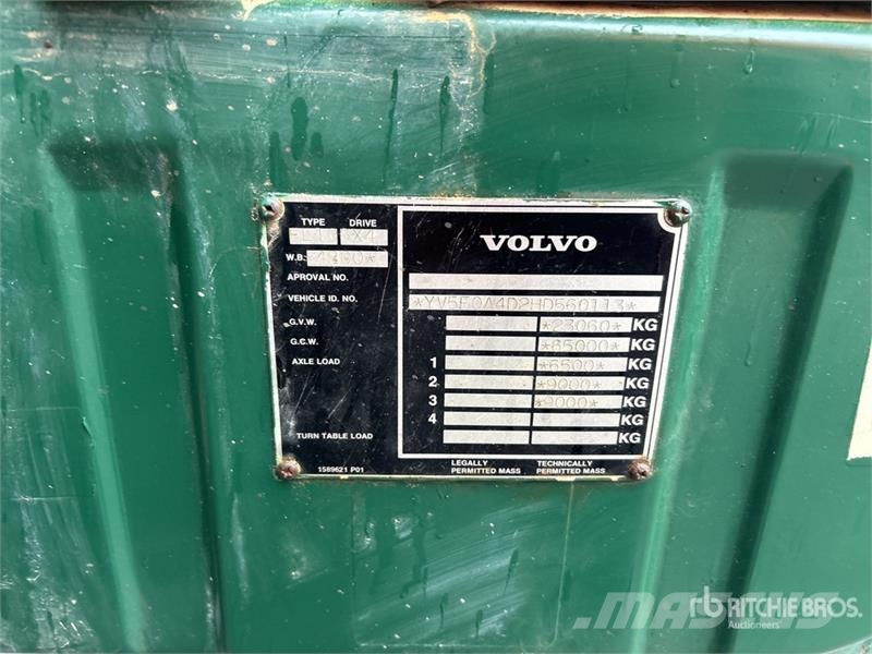 Volvo FL10 6x4 w/1997 Ferrari 718 5.5 t Knuckle Boom Fla 크레인 트럭