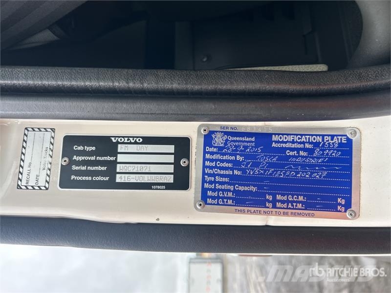 Volvo FM 410 6x6 T/A Dump Truck Sklápěče