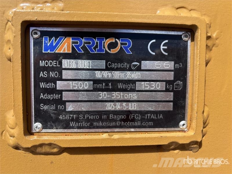 Warrior 1450 mm Digging Excavator Bucket Buckets