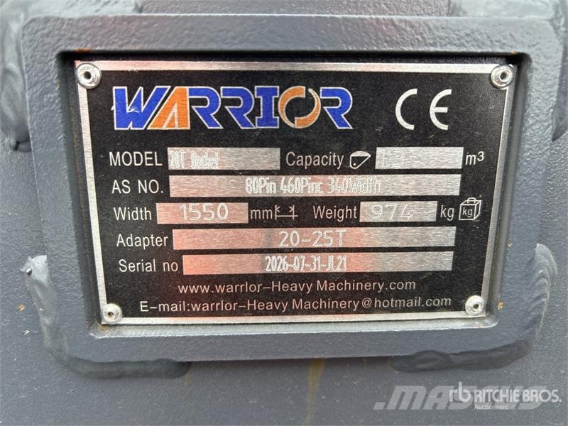 Warrior WBMCR20-1500 59 in Q/C Digging Excavator Bucket - دلاء