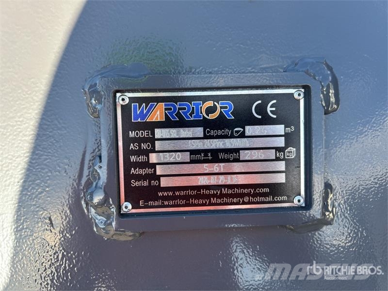 Warrior WBMCS5-060 1320 mm Q/C Skeleton Excavator Bucket - Buckets