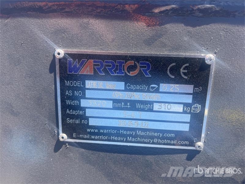 Warrior WBMCS5-1320 52 in Skeleton Cleanup Excavator Bucke Кофи