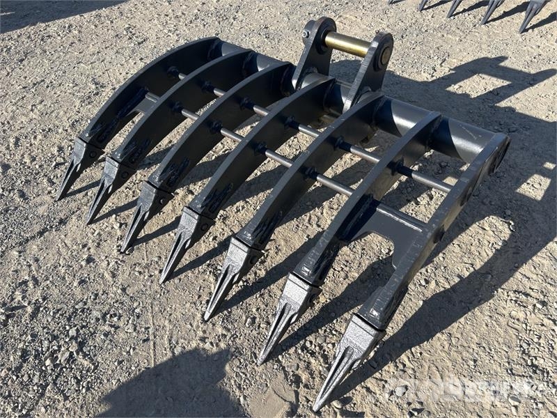 Warrior WBR05-1000 100 mm Q/C Excavator Rake - Fits 5 - 6  مكابس وميبسات التبن