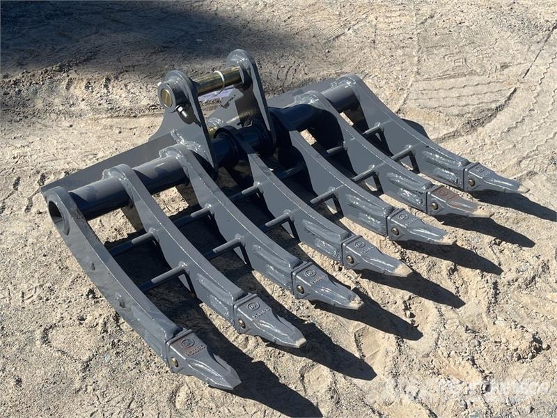 Warrior WBR05-1000 1000 mm Excavator Rake - Fits 5 - 6 ton مكابس وميبسات التبن