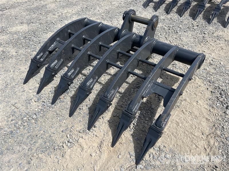 Warrior WBR05-1000 1000 mm Q/C Excavator Rake - Fits 5 - 6 Okretači i sakupljači sena