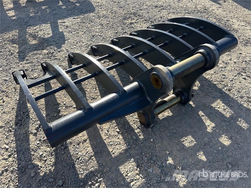 Warrior WBR08-1200 1200 mm Q/C Excavator Rake - Fits 8 Ton مكابس وميبسات التبن