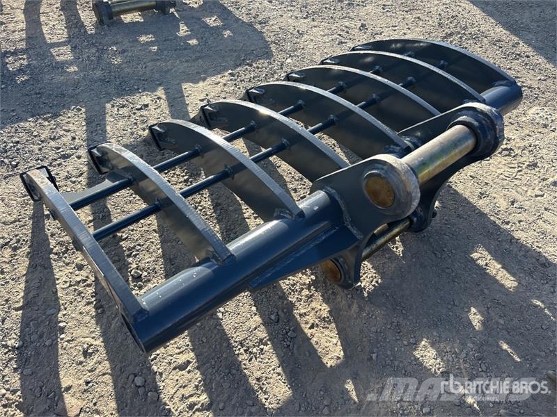 Warrior WBR08-1200 1200 mm Q/C Excavator Rake - Fits 8 Ton مكابس وميبسات التبن