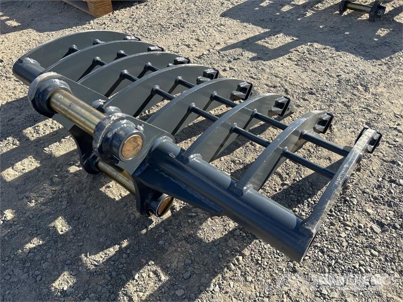 Warrior WBR08-1200 1200 mm Q/C Excavator Rake - Fits 8 Ton مكابس وميبسات التبن