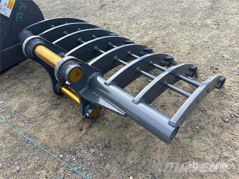 Warrior WBR08-1200 1200 mm Q/C Excavator Rake - Fits 8 Ton Schudders