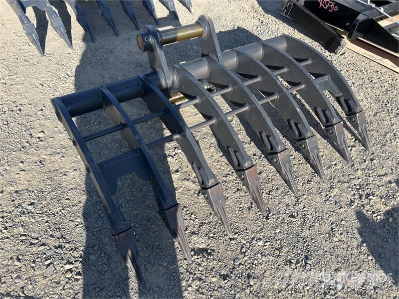 Warrior WBR08-1200 1200 mm Q/C Excavator Rake - Fits 8 Ton مكابس وميبسات التبن