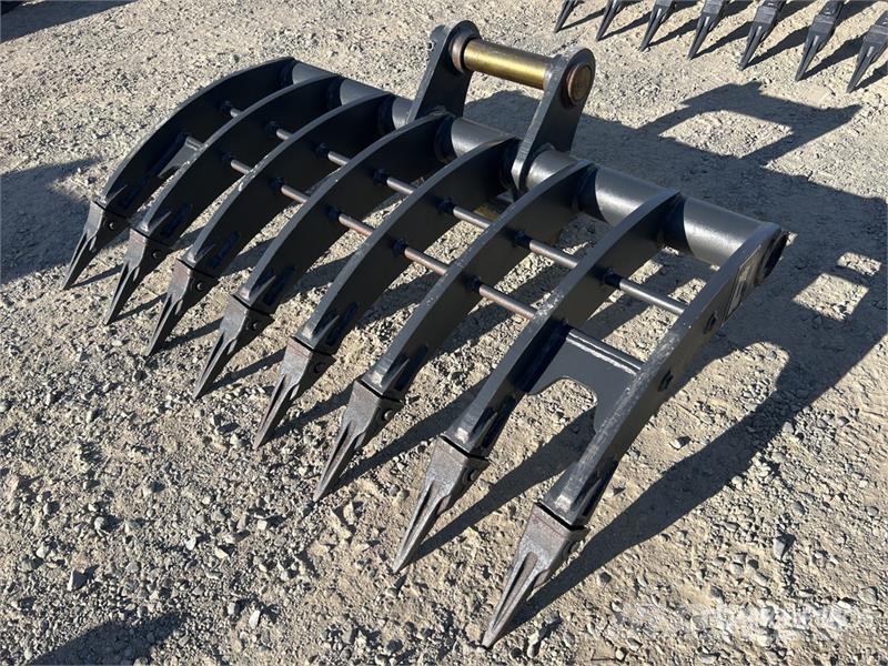 Warrior WBR08-1200 1200 mm Q/C Excavator Rake - Fits 8 T ( Rendkészítő