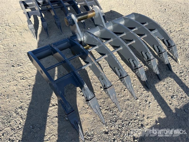 Warrior WBR08-1200 1200 mm Q/C Excavator Rake - Fits 8 Ton مكابس وميبسات التبن