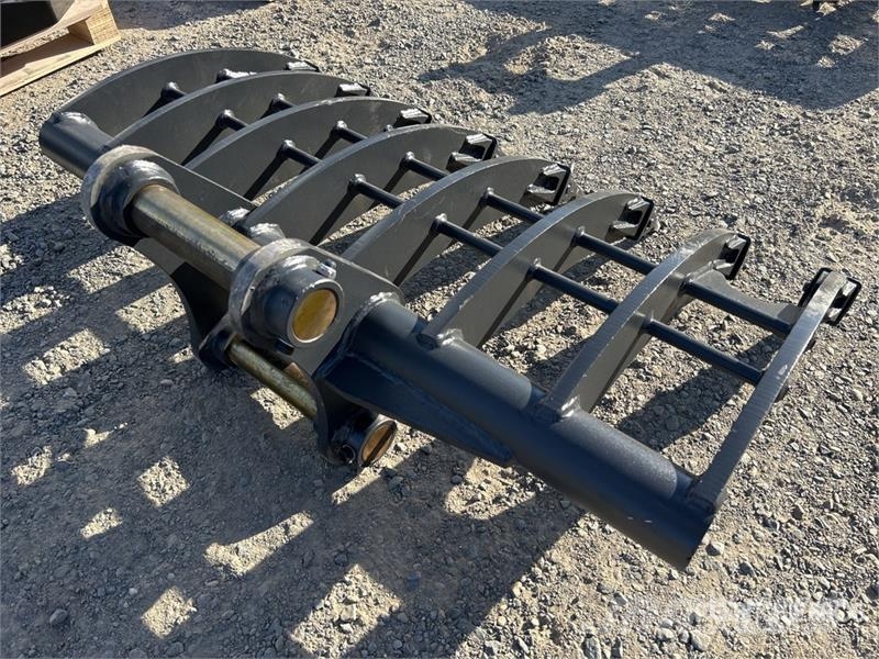 Warrior WBR08-1200 1200 mm Q/C Excavator Rake - Fits 8 Ton مكابس وميبسات التبن