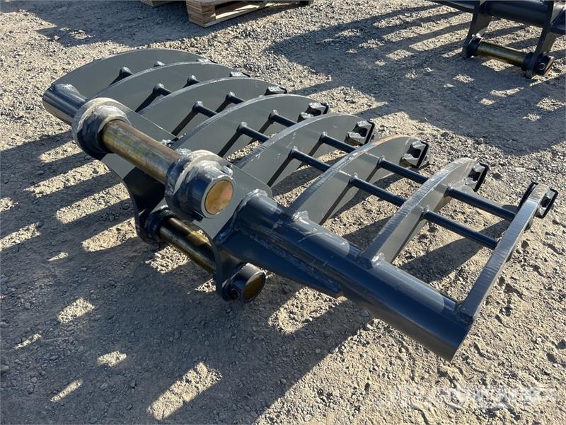 Warrior WBR08-1200 1200 mm Q/C Excavator Rake - Fits 8 Ton مكابس وميبسات التبن