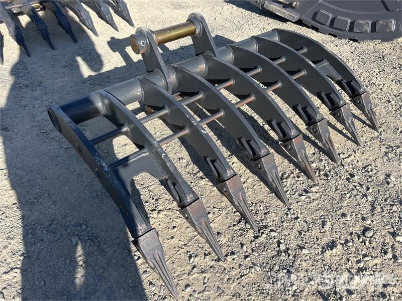 Warrior WBR08-1200 1200 mm Q/C Excavator Rake - Fits 8 T ( Rendkészítő