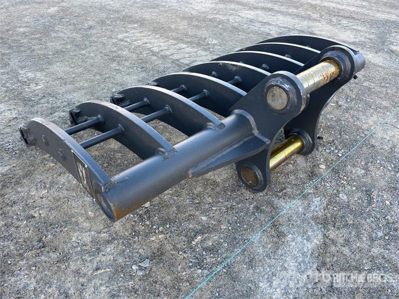 Warrior WBR08-1200 47 in Q/C Excavator Rake - Fits 8 ton ( Zgrabiarki i przetrząsacze