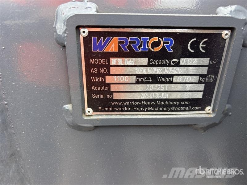 Warrior WBS20-1100 48 in Skeleton Excavator Bucket - Fits Lopaty