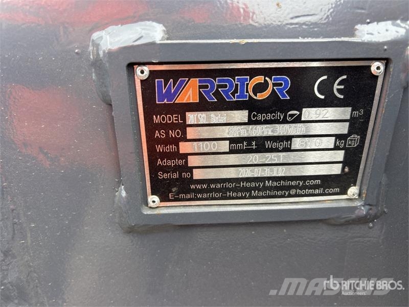 Warrior WBS20-1100 48 in Skeleton Excavator Bucket - Fits  Lopaty