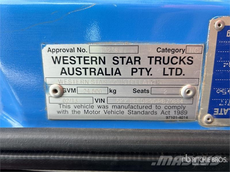 Western Star 4800FX 6x4 T/A Dump Truck Camion benne