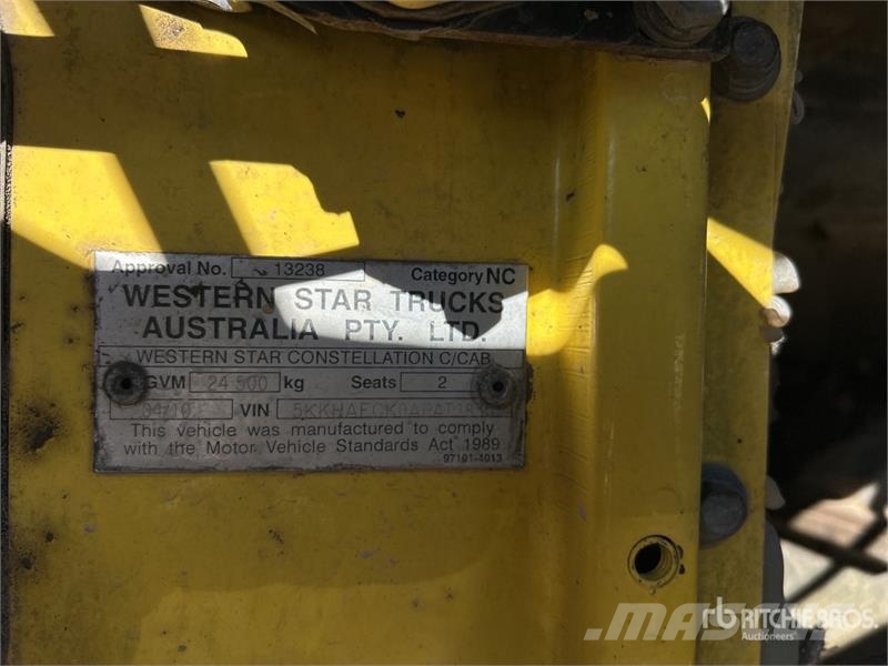 Western Star 4800FX 6x4 T/A Dump Truck Kipper