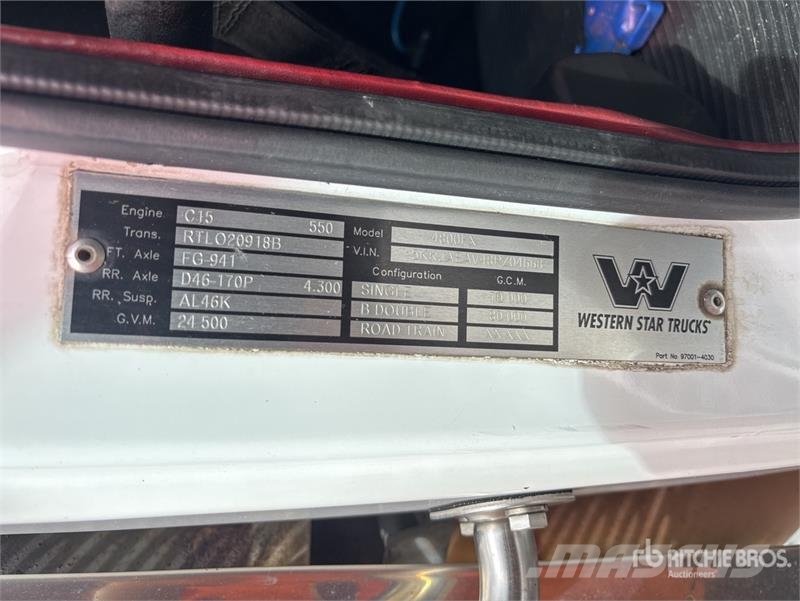 Western Star 4800FX Stratosphere 6x4 T/A Sleeper Truck Tractor Motrici e Trattori Stradali