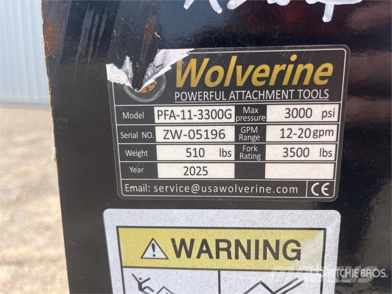  Wolverine PFA-11-3300G 1500 mm Skid Steer Forks (U Vilice