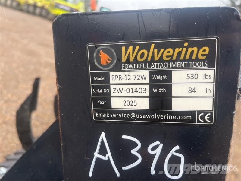 Wolverine RPR-12-72W 1800 mm Skid Steer Ripper Sca Scarifiers