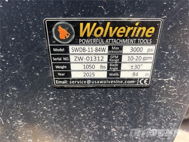 Wolverine SWDB-11-84W 2140 mm Skid Steer Dozer (Un Daske / noževi