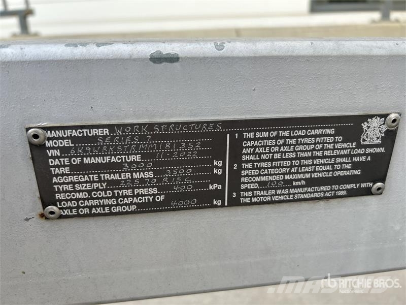 Work Caravans Series 7 Job Site Box Other components