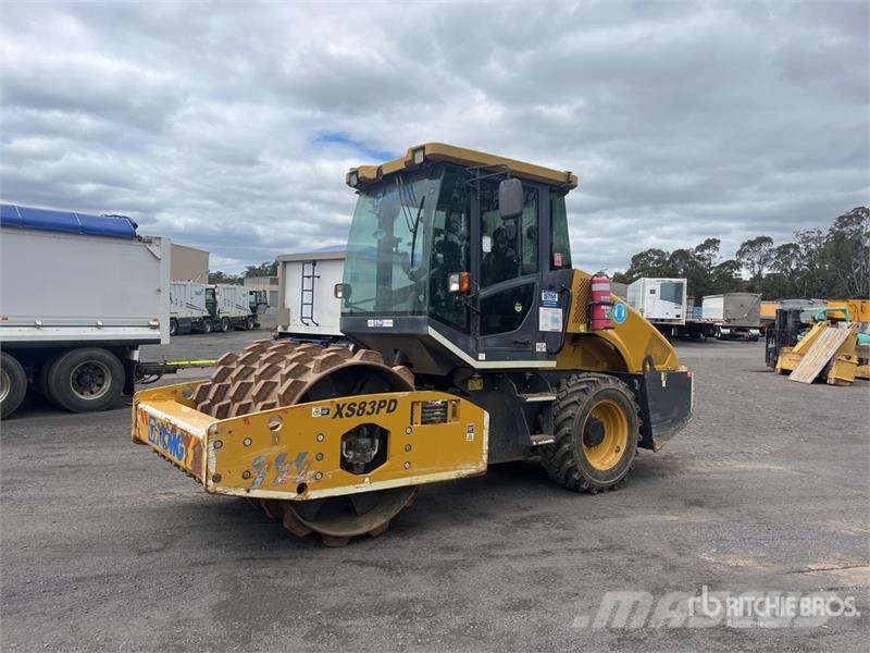 XCMG XS83PD Padfoot Drum Compactor Οδοστρωτήρες μονού κυλίνδρου