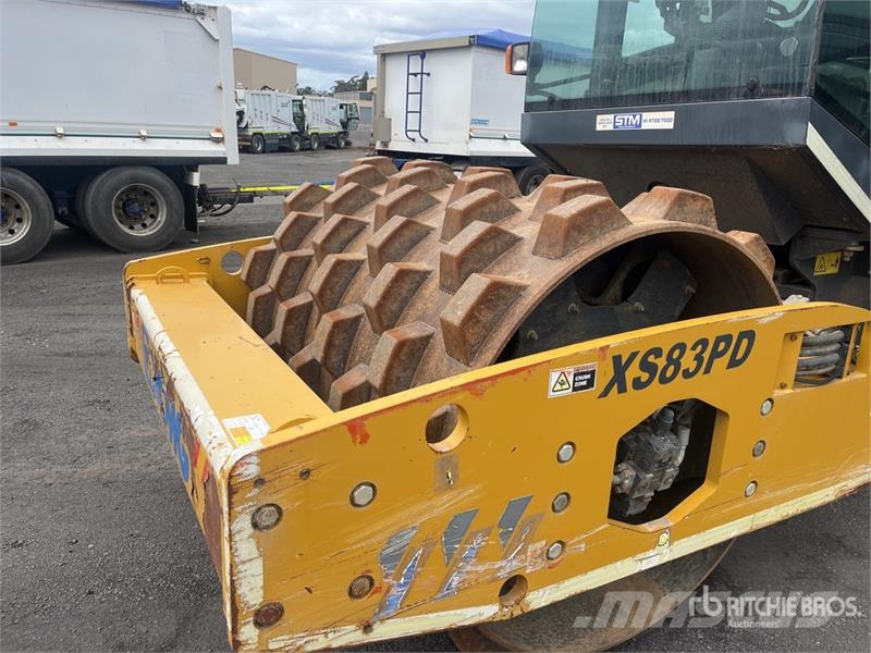 XCMG XS83PD Padfoot Drum Compactor Οδοστρωτήρες μονού κυλίνδρου