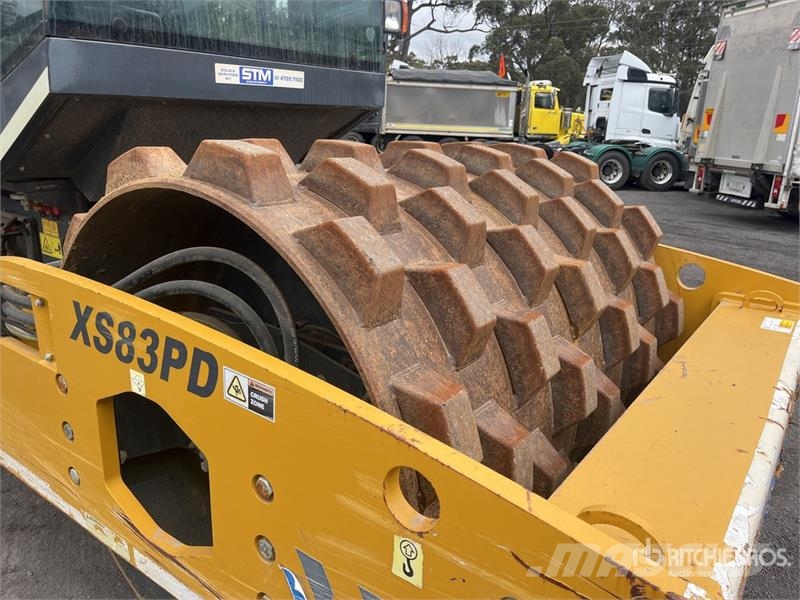 XCMG XS83PD Padfoot Drum Compactor Οδοστρωτήρες μονού κυλίνδρου