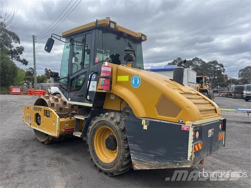 XCMG XS83PD Padfoot Drum Compactor Οδοστρωτήρες μονού κυλίνδρου